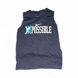 Nike Kids Navy Sleeveless Top